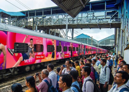Railway advertising in India