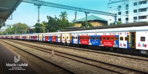 Asianet exterior train branding