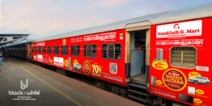 Nandilath G-Mart Exterior train branding