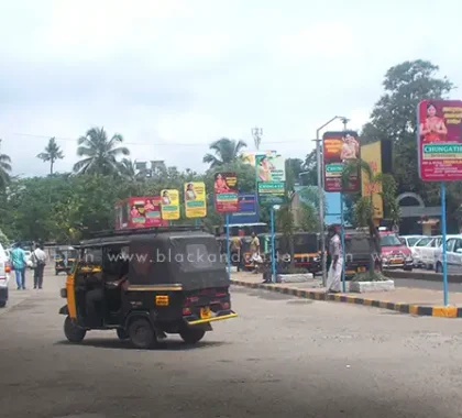 Unipole board advertisement Chungath jewelry