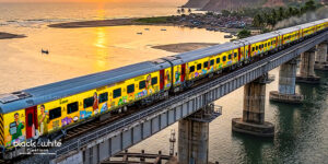 Milma Exterior Train Branding