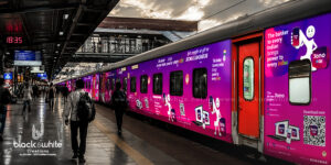 SBI Yono Exterior Train Branding