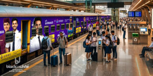URBX Aviation Train Advertisement Campaign
