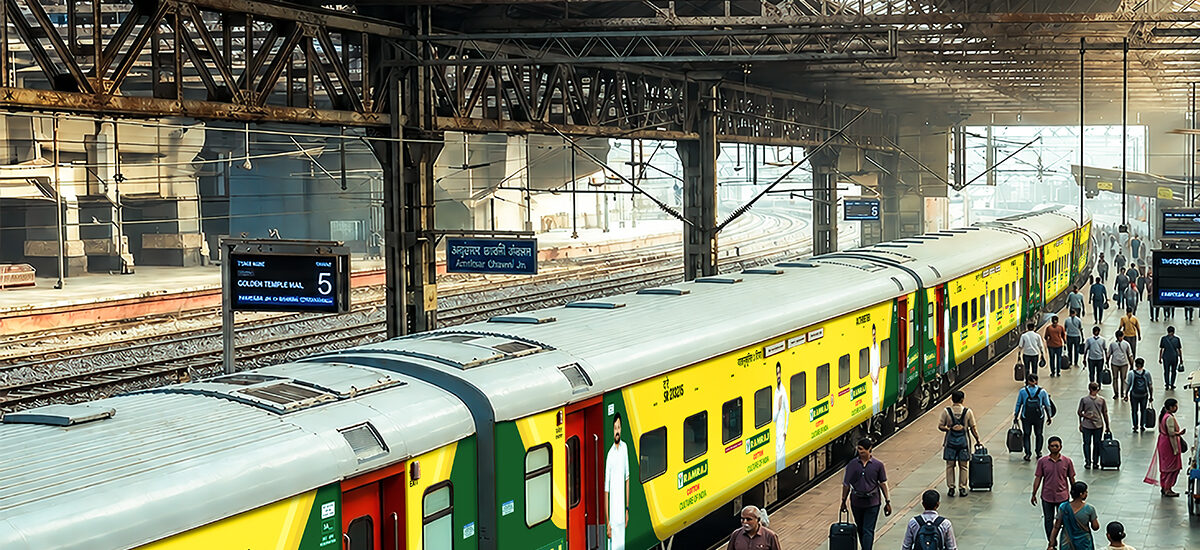 Bangalore railway advertising