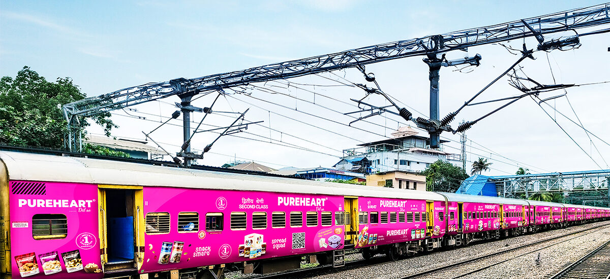 Railway exterior branding