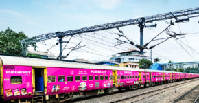Railway exterior branding