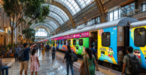 Train branding vs tv advertising