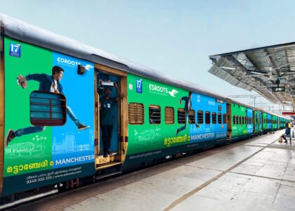 Train branding in India