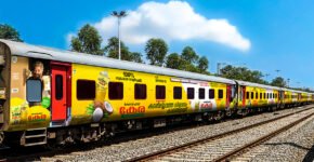 Year round train branding
