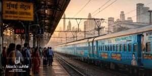 Aquila Finance exterior train branding advertisement