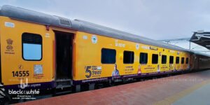 Ayushman Bharat Pradhan Mantri Jan Arogya Yojana train branding