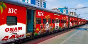 KFC railway advertising and train branding campaign
