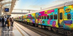 Kerala Lottery Thiruvonam Bumper exterior train branding