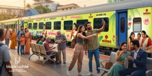 Milma railway advertising and train branding campaign