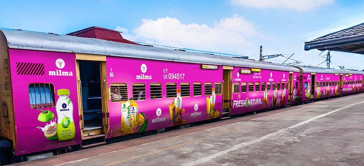 Train branding India