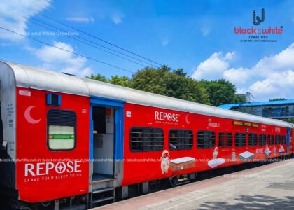 Movie train branding in India for railway advertising