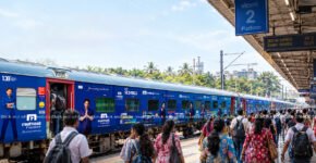 Train branding in India for railway advertising