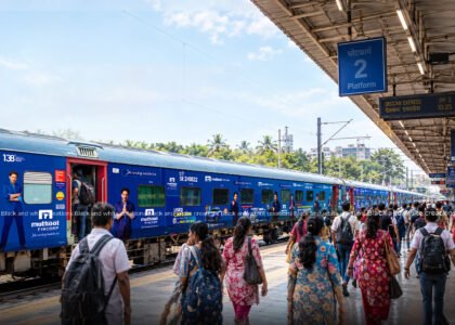 Train branding in India for railway advertising